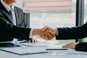 Signing a contract after real asset investments due diligence